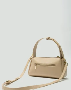 Bolso de mano Margot Mini piel beige