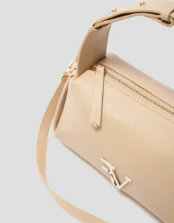 Bolso de mano Margot Mini piel beige
