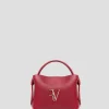 Bolso de mano Nina mini piel roja