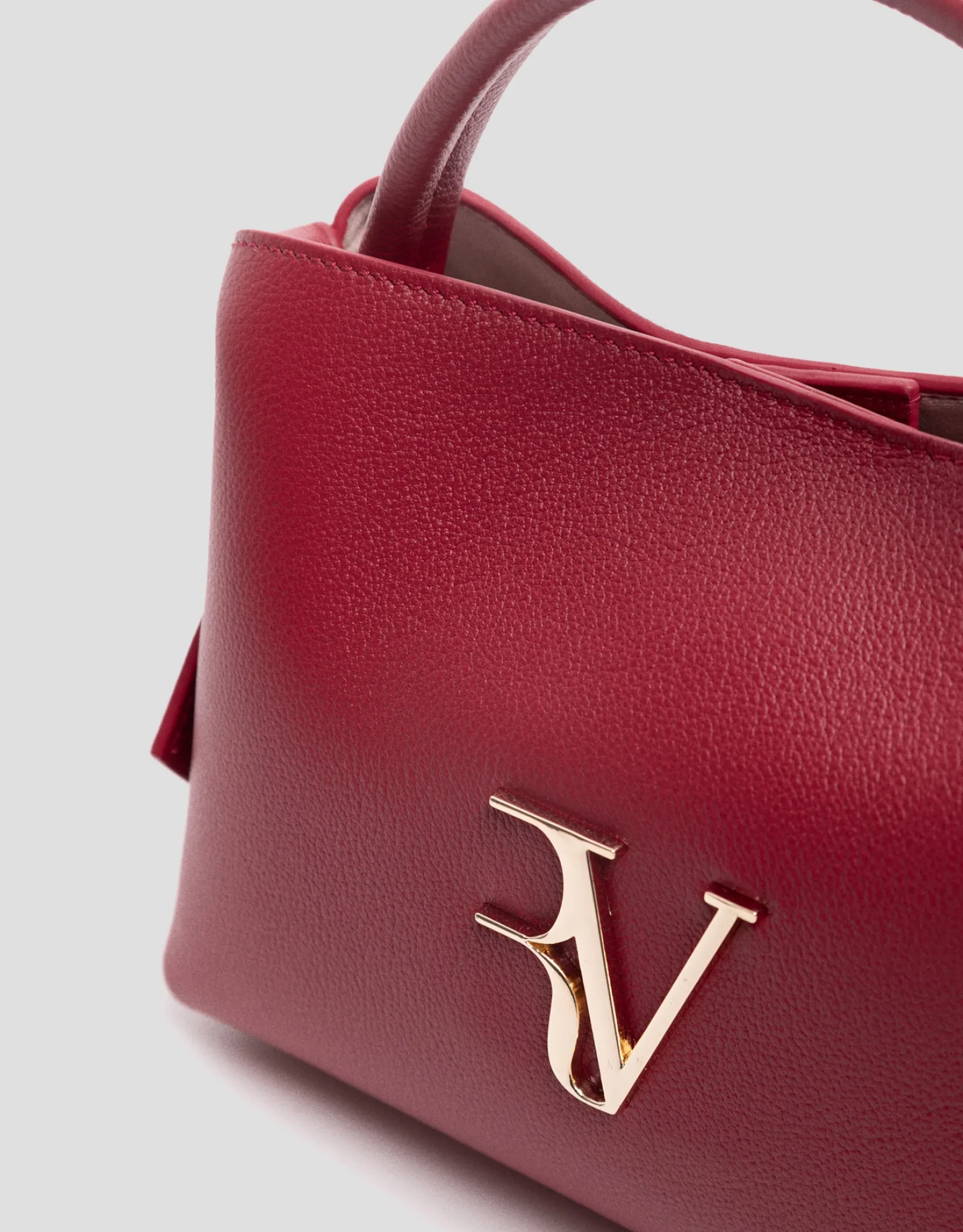 Bolso de mano Nina mini piel roja