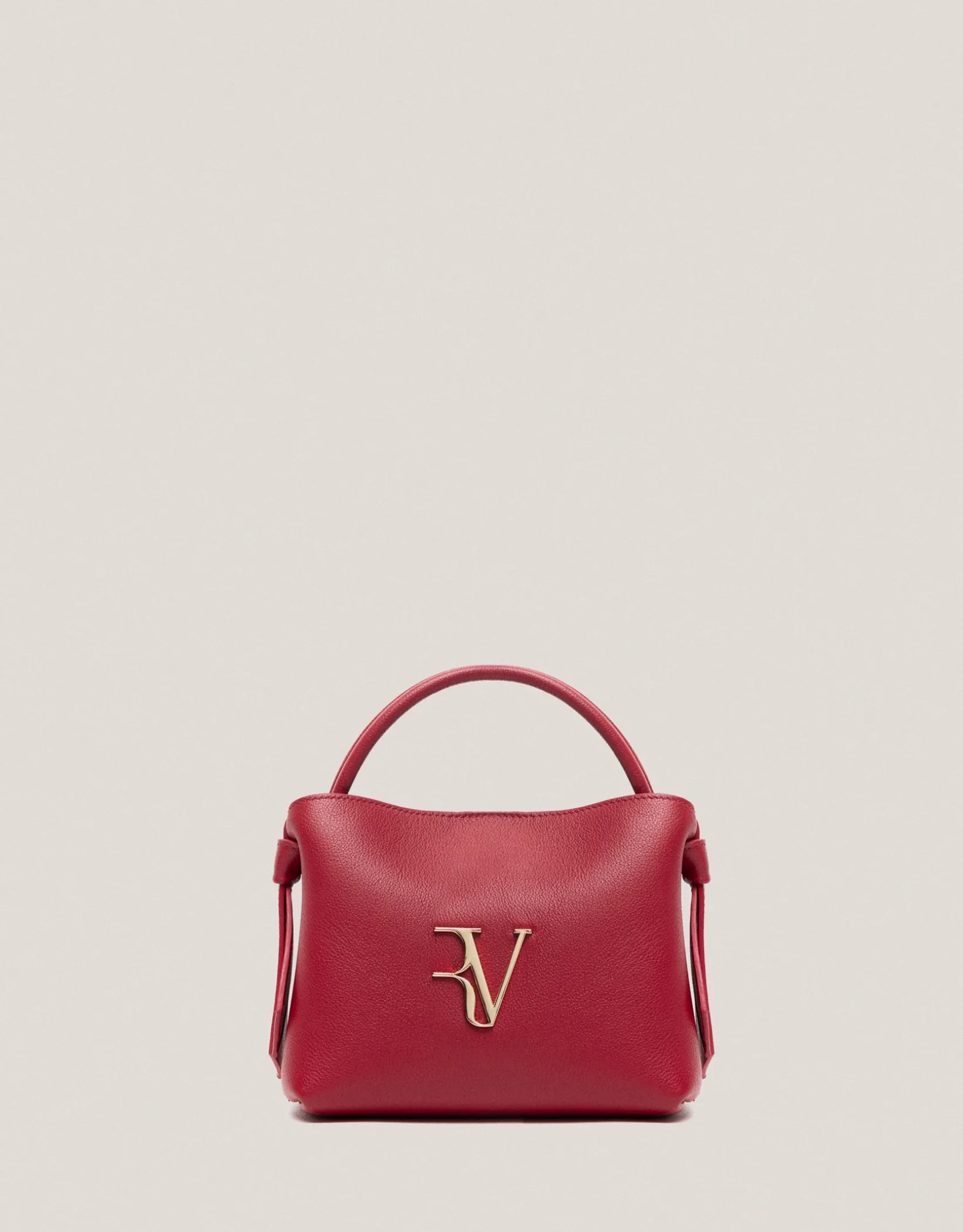 Bolso de mano Nina mini piel roja