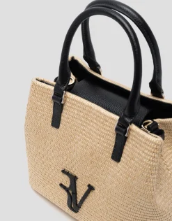 Bolso de mano Vera Bucket beige