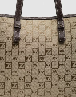 Bolso Shopper Matilda logos marrón