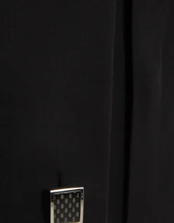 Camisa vestir slim negro puño gemelo
