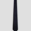 Corbata seda marino