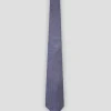 Corbata seda tonos azules jacquard geométrico