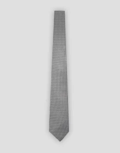 Corbata seda tonos grises