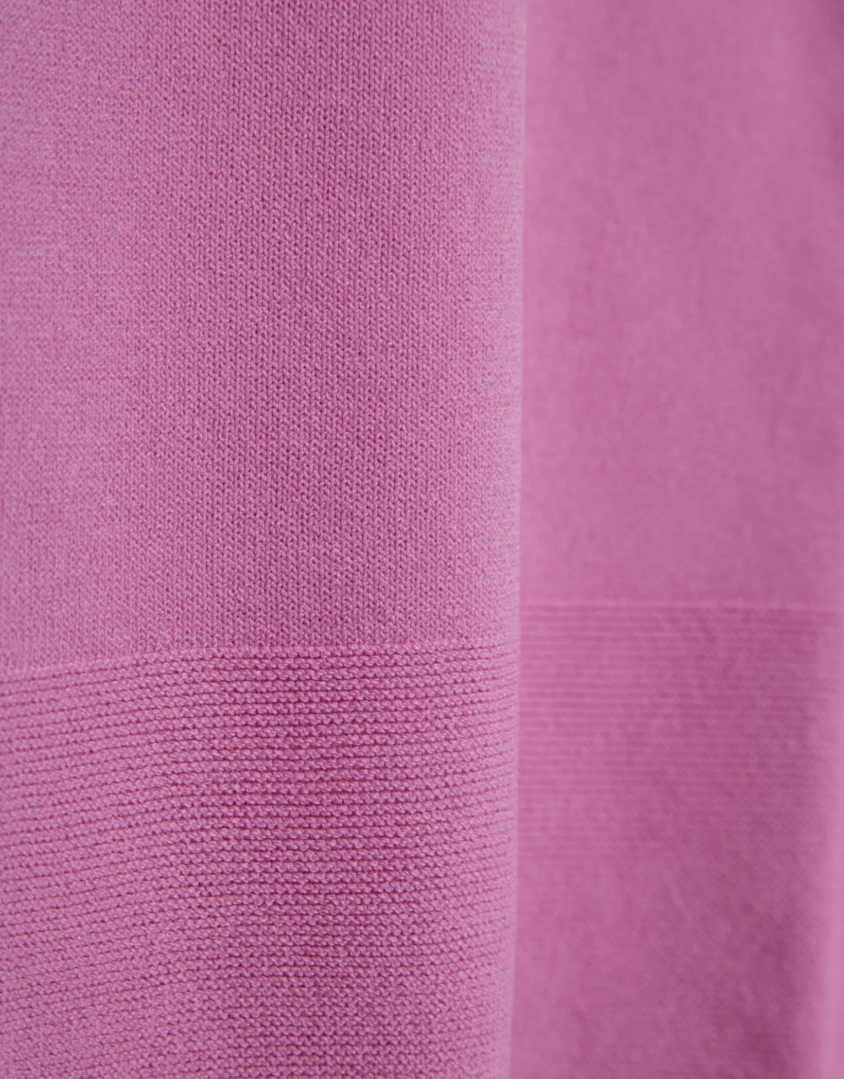 Jersey manga tres cuartos sin costuras rosa