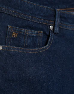 Pantalón denim slim azul oscuro