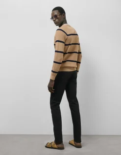 Pantalón vaquero negro slim fit