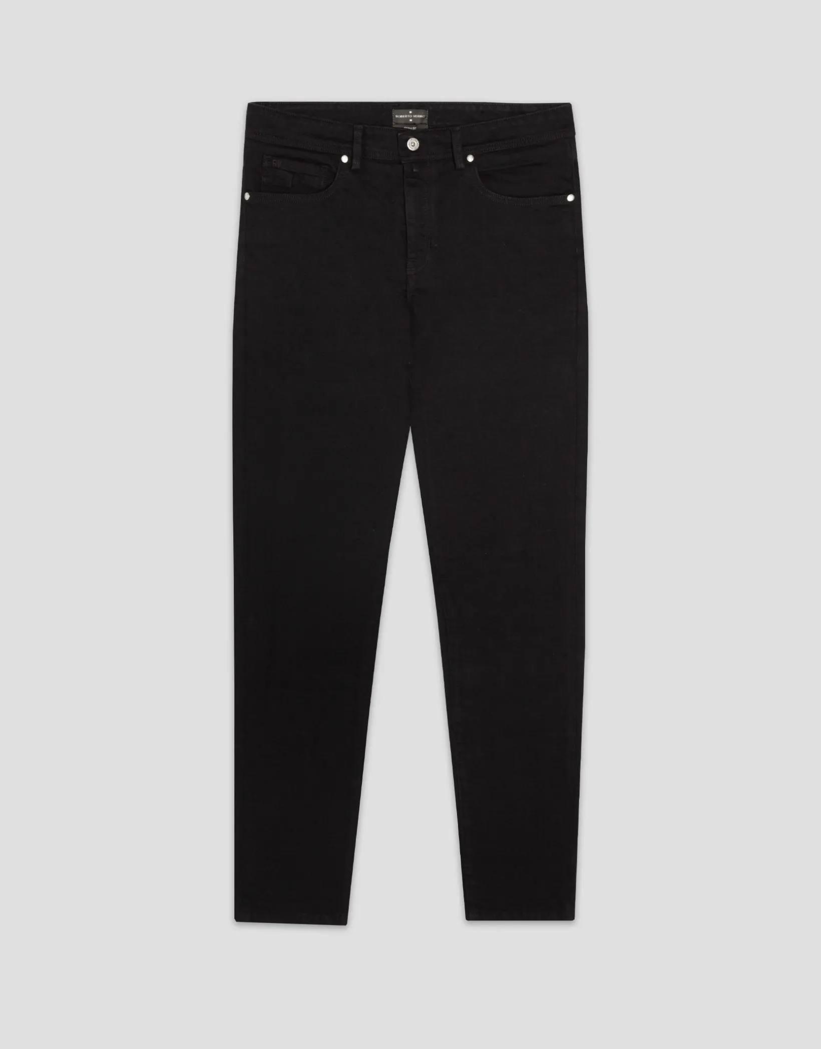 Pantalón vaquero negro slim fit