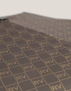 Paraguas plegable automático logos topo
