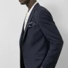 Traje half canvas regular fit azul oscuro