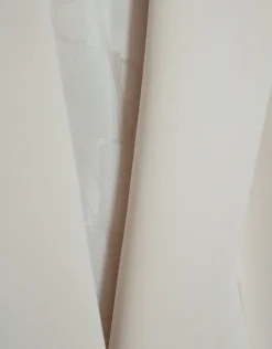 Blazer de un botón crepé beige