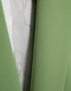 Blazer un botón crepé verde