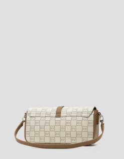 Bolso baguette Gala logos RV crema