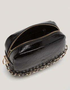 Bolso bandolera Bazin negro