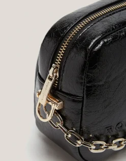 Bolso bandolera Bazin negro