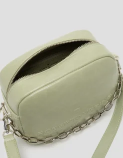 Bolso bandolera Bazin verde oliva