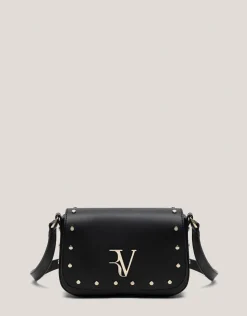 Bolso bandolera Mafalda Mini piel negra