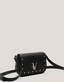 Bolso bandolera Mafalda Mini piel negra