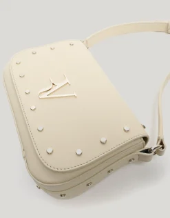 Bolso bandolera Mafalda Mini piel beige