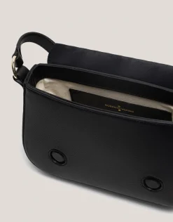 Bolso bandolera Mafalda Mini piel negra