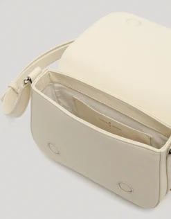 Bolso bandolera Mafalda Mini piel beige