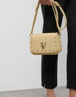 Bolso bandolera Mafalda Mini piel beige