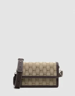 Bolso bandolera Matilda Crossbag logos marrón