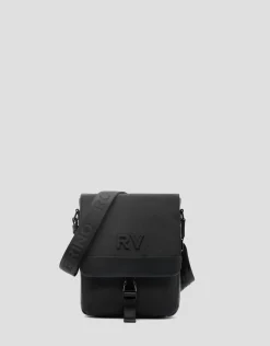 Bolso bandolera tablet nailon negro