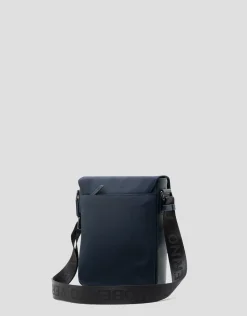 Bolso bandolera tablet nailon azul