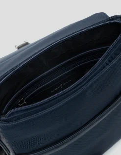 Bolso bandolera tablet nailon azul