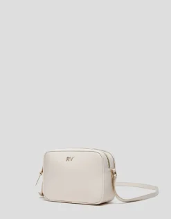 Bolso Bandolera Taylor piel lisa beige