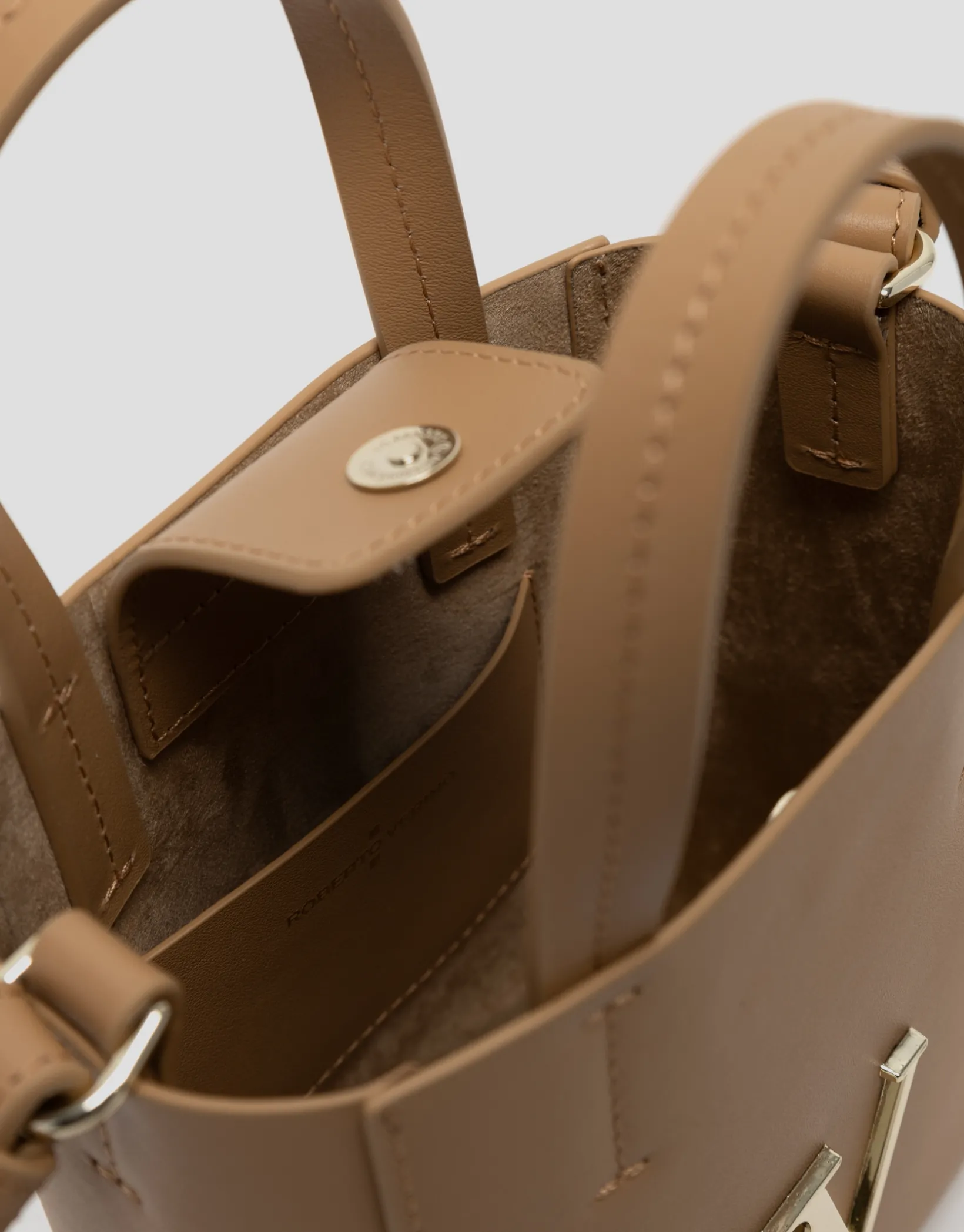 Bolso Bruna Tote Mini piel cámel