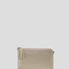 Bolso clutch Lisa Nano piel saffiano dorado