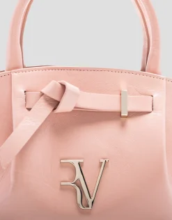 Bolso de mano Ares Mini piel rosa