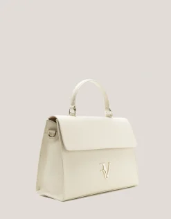 Bolso de mano Mía Maxi piel beige claro