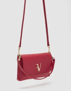 Bolso de mano Rita piel rojo