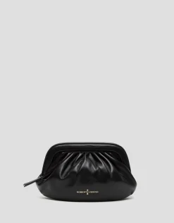 Bolso de mano Úrsula mini piel negro