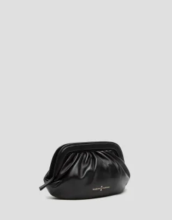 Bolso de mano Úrsula mini piel negro