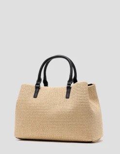 Bolso de mano Vera Satchel beige