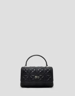 Bolso Linda Micro piel acolchada negro