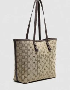 Bolso Shopper Matilda logos marrón