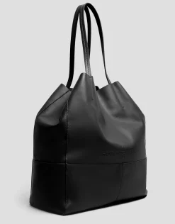 Bolso shopper Megan piel negro