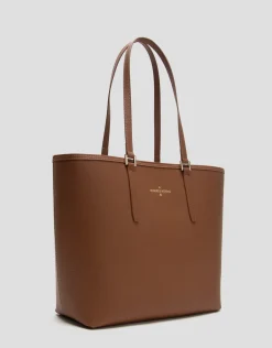 Bolso shopper Sama piel cámel