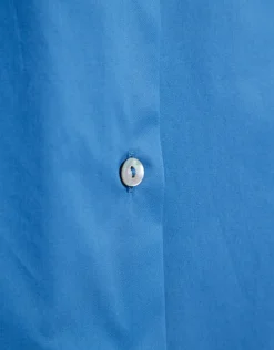 Camisa sin mangas algodón azul