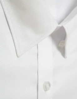 Camisa sport regular estructura blanca