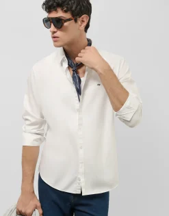 Camisa sport regular oxford blanco óptico