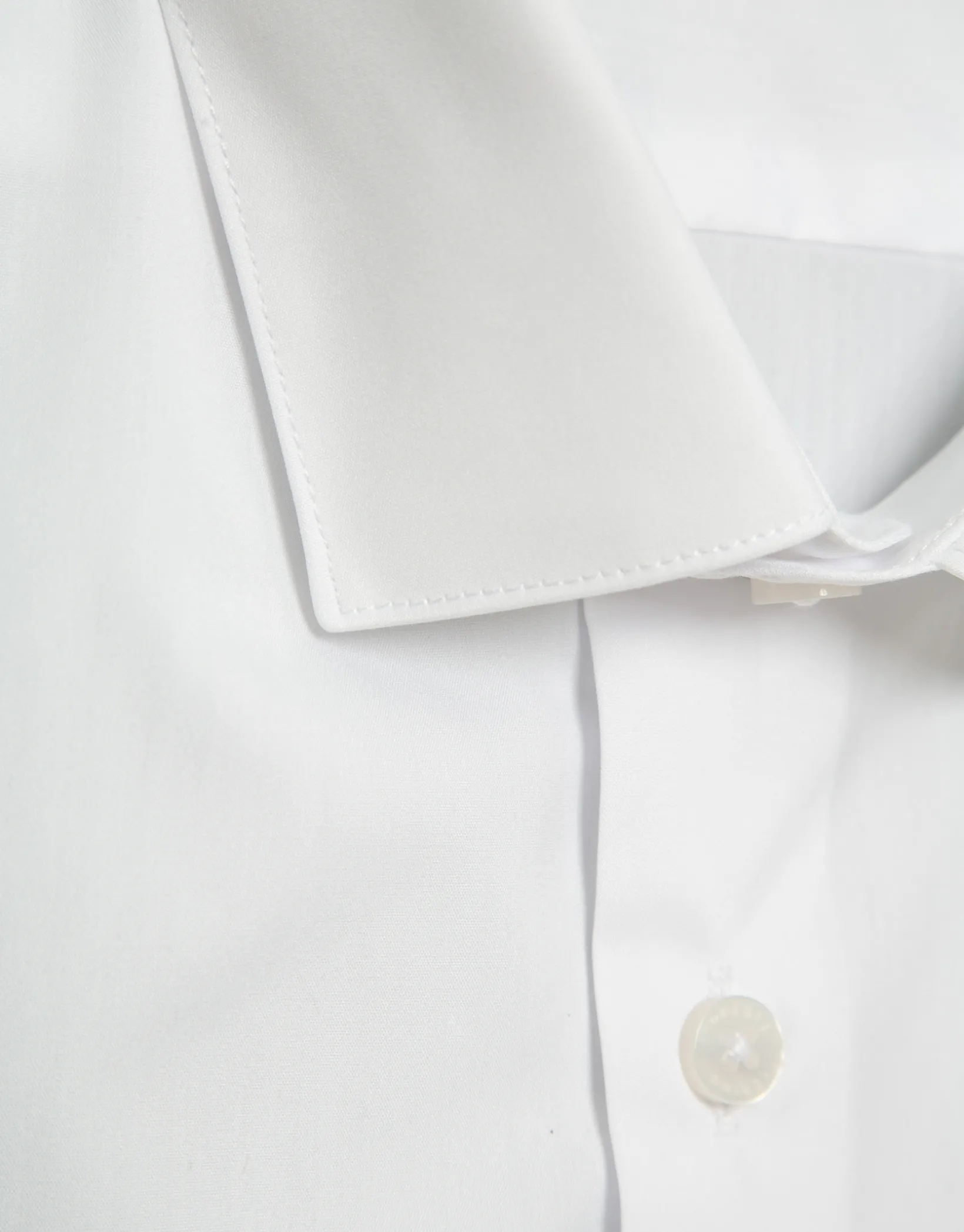 Camisa vestir lisa blanca